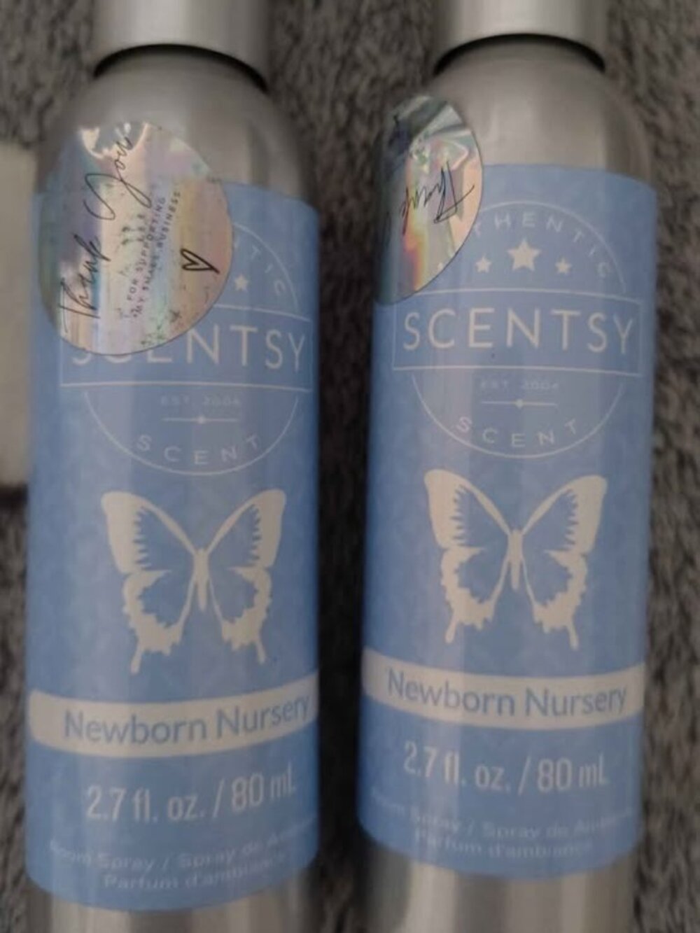 Scentsy 2pc Newborn Nursery Room Spray